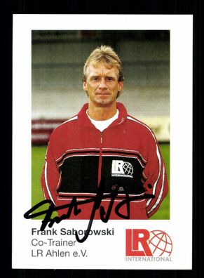 Frank Saborowski Autogrammkarte LR Ahlen 2000-01 Original Signiert