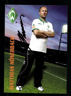 Matthias Hönerbach Autogrammkarte Werder Bremen 2008-09 Original Signiert