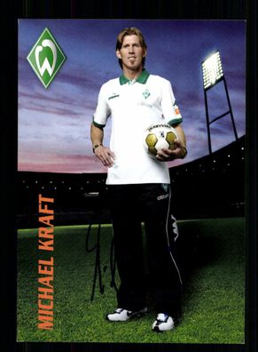 Michael Kraft Autogrammkarte Werder Bremen 2008-09 Original Signiert
