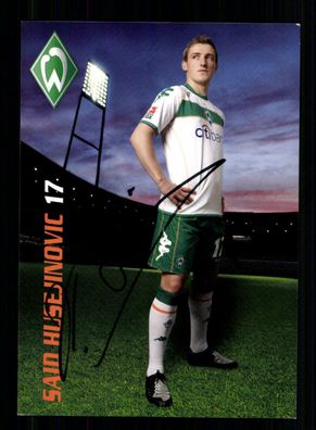 Said Husejinovic Autogrammkarte Werder Bremen 2008-09 Original Signiert