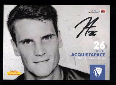Jonas Acquistapace Autogrammkarte VfL Bochum 2012-13 Original Signiert