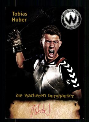 Tobias Huber Autogrammkarte Wacker Burghausen 2012-13 Original Signiert