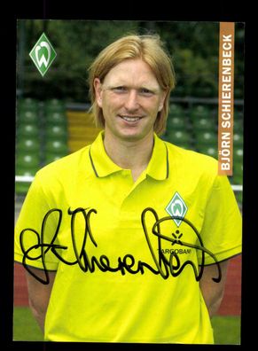 Björn Schierenbeck Autogrammkarte Werder Bremen Amateure 2010-11 Original