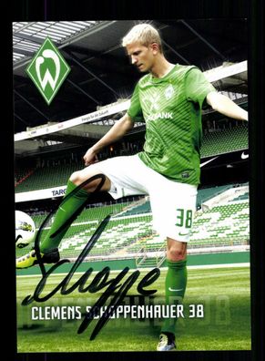 Clemens Schoppenhauer Autogrammkarte Werder Bremen 2011-12 Original Signiert