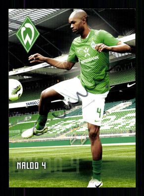 Naldo Autogrammkarte Werder Bremen 2011-12 Original Signiert