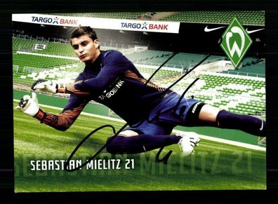 Sebastian Mielitz Autogrammkarte Werder Bremen 2011-12 Original Signiert