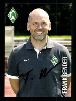 Frank Bender Autogrammkarte Werder Bremen Amateure 2012-13 Original Signiert