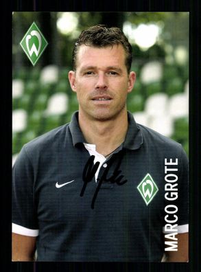 Marco Grote Autogrammkarte Werder Bremen Amateure 2012-13 Original Signiert