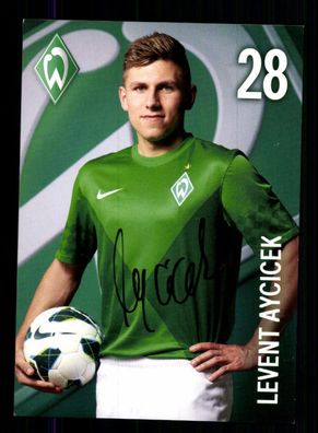 Levent Aycicek Autogrammkarte Werder Bremen 1. Karte 2012-13 Original