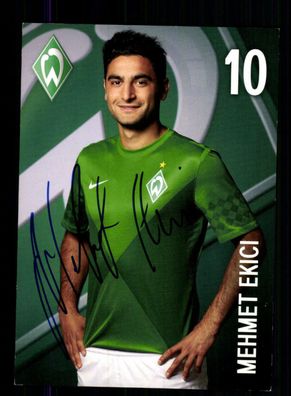 Mehmet Ekici Autogrammkarte Werder Bremen 1. Karte 2012-13 Original Signiert