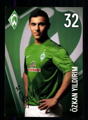 Özkan Yildirim Autogrammkarte Werder Bremen 2. Karte 2012-13 Original Signiert