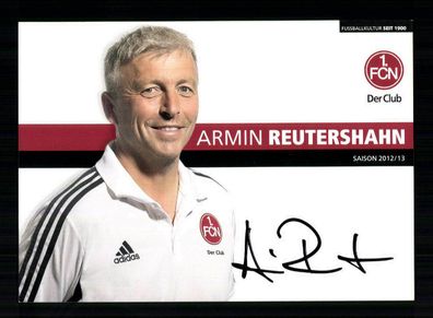 Armin Reutershahn Autogrammkarte 1 FC Nürnberg 1. Karte 2012-13 Original Signiert