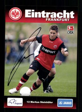 Markus Steinhöfer Autogrammkarte Eintracht Frankfurt 2009-10 Original Signiert