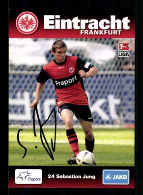 Sebastian Jung Autogrammkarte Eintracht Frankfurt 2009-10 Original Signiert