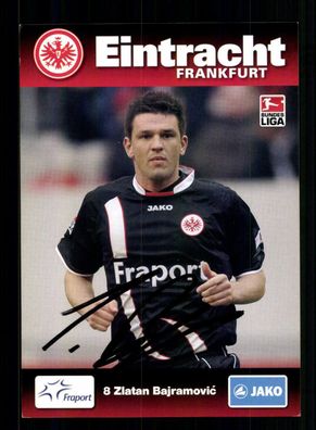 Zlatan Bajramovic Autogrammkarte Eintracht Frankfurt 2009-10 Original Signiert
