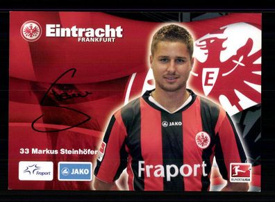 Markus Steinhöfer Autogrammkarte Eintracht Frankfurt 2010-11 Original Signiert