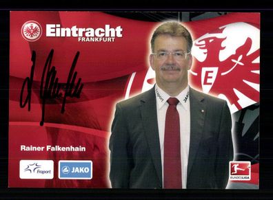 Rainer Falkenhain Autogrammkarte Eintracht Frankfurt 2010-11 Original Signiert