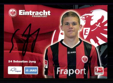 Sebastian Jung Autogrammkarte Eintracht Frankfurt 2010-11 Original Signiert