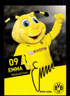 Emma Autogrammkarte Borussia Dortmund 2013-14 Original Signiert