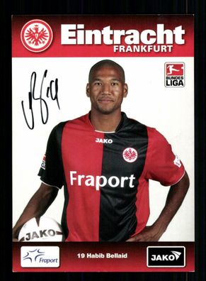 Habib Bellaid Autogrammkarte Eintracht Frankfurt 2008-09 Original Signiert