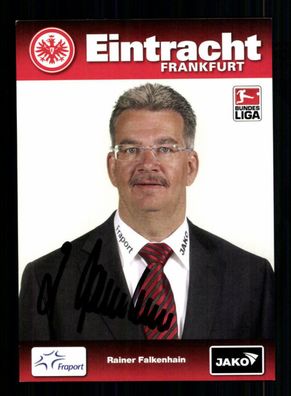 Rainer Falkenhain Autogrammkarte Eintracht Frankfurt 2008-09 Original Signiert