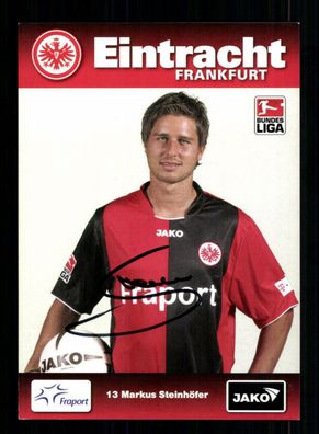 Markus Steinhöfer Autogrammkarte Eintracht Frankfurt 2008-09 Original Signiert