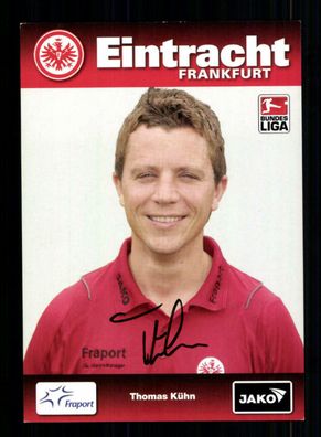 Thomas Kühn Autogrammkarte Eintracht Frankfurt 2008-09 Original Signiert