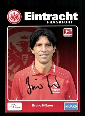 Bruno Hübner Autogrammkarte Eintracht Frankfurt 2011-12 Original Signiert