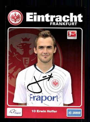 Erwin Hoffer Autogrammkarte Eintracht Frankfurt 2011-12 Original Signiert