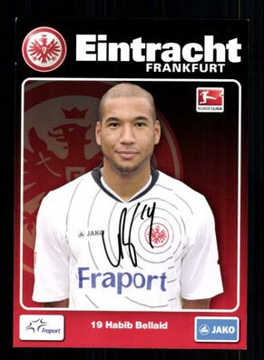Habib Bellaid Autogrammkarte Eintracht Frankfurt 2011-12 Original Signiert
