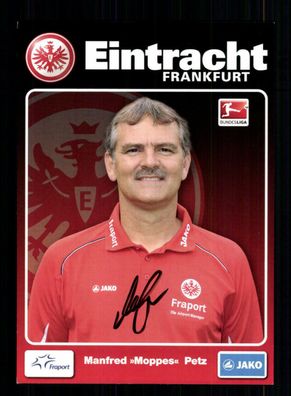Manfred Petz Autogrammkarte Eintracht Frankfurt 2011-12 Original Signiert