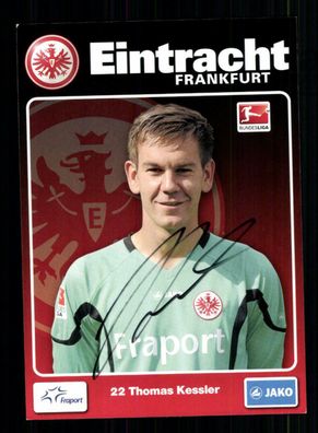 Thomas Kessler Autogrammkarte Eintracht Frankfurt 2011-12 Original Signiert