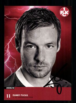 Danny Fuchs Autogrammkarte 1 FC Kaiserslautern 2009-10 Original Signiert