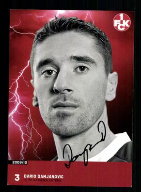 Dario Damjanovic Autogrammkarte 1 FC Kaiserslautern 2009-10 Original Signiert