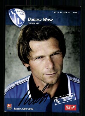 Dariusz Wosz Autogrammkarte VFL Bochum 2008-09 Original Signiert