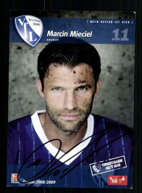 Marcin Mieciel Autogrammkarte VFL Bochum 2008-09 Original Signiert