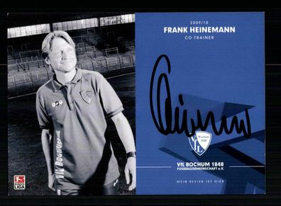 Frank Heinemann Autogrammkarte VFL Bochum 2009-10 1. Karte Original Signiert