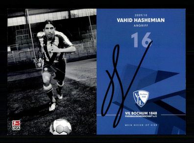Vahid Hashemian Autogrammkarte VFL Bochum 2009-10 1. Karte Original Signiert