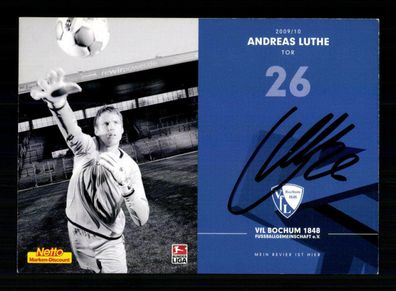 Andreas Luthe Autogrammkarte VFL Bochum 2009-10 2. Karte Original Signiert