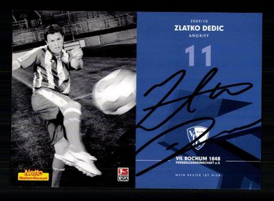 Zlatko Dedic Autogrammkarte VFL Bochum 2009-10 2. Karte Original Signiert