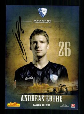 Andreas Luthe Autogrammkarte VFL Bochum 2010-11 Original Signiert