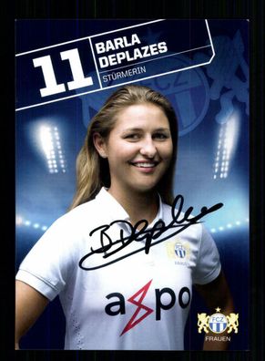 Barla Deplazes Autogrammkarte FC Zürich Frauen Original Signiert