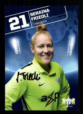 Selina Friedli Autogrammkarte FC Zürich Frauen Original Signiert