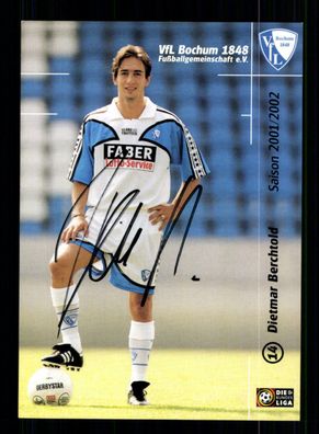 Dietmar Berchtold Autogrammkarte VFL Bochum 2001-02 Original Signiert