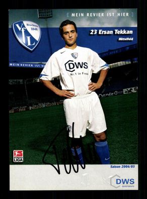 Ersan Tekkan Autogrammkarte VFL Bochum 2004-05 Original Signiert