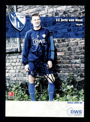 Joris van Hout Autogrammkarte VFL Bochum 2005-06 Original Signiert