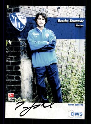 Sascha Zivanovic Autogrammkarte VFL Bochum 2005-06 Original Signiert