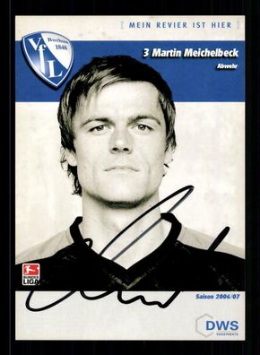 Martin Meichelbeck Autogrammkarte VFL Bochum 2006-07 Original Signiert