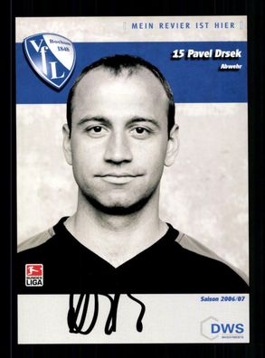 Pavel Drsek Autogrammkarte VFL Bochum 2006-07 Original Signiert