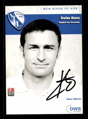 Stefan Kuntz Autogrammkarte VFL Bochum 2006-07 Original Signiert